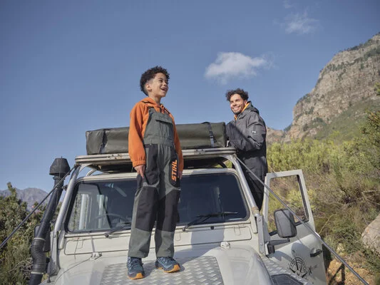 Bib overalls SZ 98-104 KIDS Green